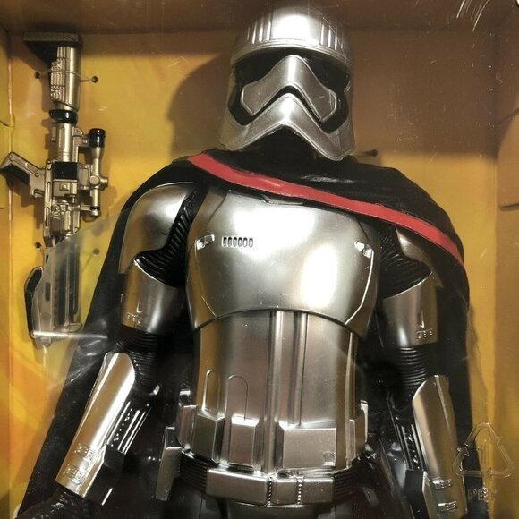 Star Wars Stormtrooper Captain Phasma 12” Action Figure Blaster Toy Gift Box New - Picture 4 of 9